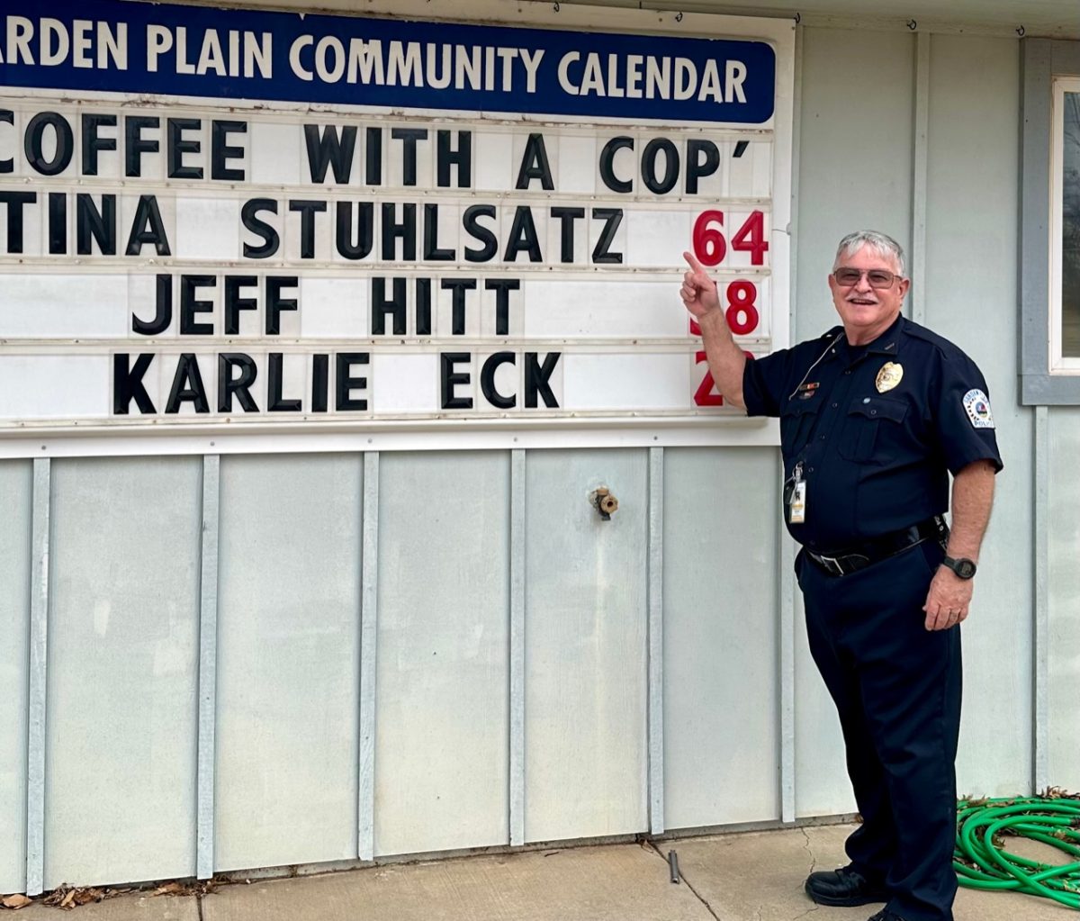 Officer Garcia at Coffee With a Cop
