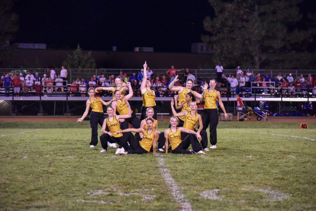 The dance team's performance against Cheney.