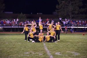 The dance team's performance against Cheney.
